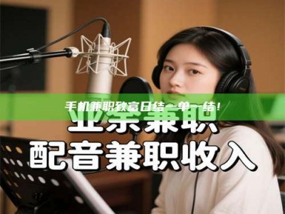 那曲手机兼职致富日结一单一结！